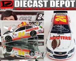 Autographed Chase Elliott 2017 Hooters 1/24 Scale Action Nascar Diecast