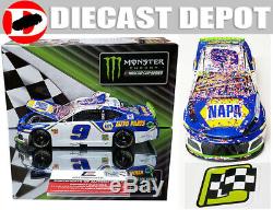 Autographed Chase Elliott 2019 Charlotte Roval Win Raced Version Napa 1/24 Actio