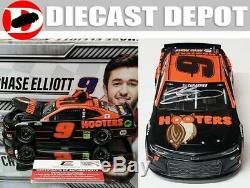 Autographed Chase Elliott 2020 Hooters Black Night Owl 1/24 Action