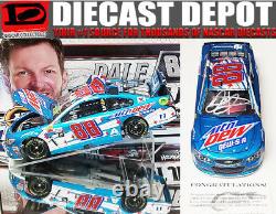 Autographed Dale Earnhardt Jr 2017 Dew-s-a Mountain Dew Patriotic 1/24 Action