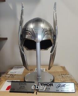 Autographed EFX Thor Helmet 11 Limited Edition Hemsworth Marvel Avengers AP