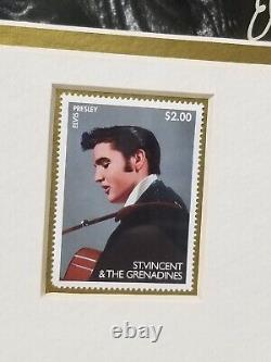 Autographed Elvis Presley Photo LIMITED EDITION 30 of 2500 With Stamp Framed