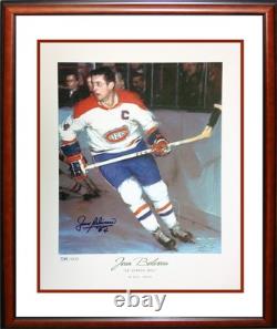 Autographed Jean Beliveau Lithograph Limited Edition of 600 (24 by 20)
