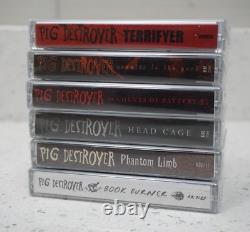 Autographed Limited Edition Pig Destroyer Cassette Collection VA Grindcore