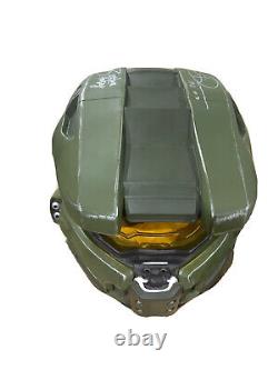 Autographed Master Chief Helmet + Limited Edition Chief With Cortana Funko Pop