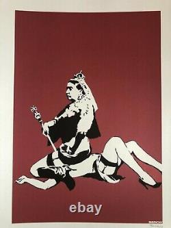 BANKSY / Queen Victoria / limited edition print, SIGNED IN PENCIL, with COA