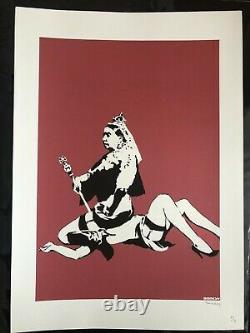 BANKSY / Queen Victoria / limited edition print, SIGNED IN PENCIL, with COA