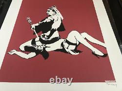 BANKSY / Queen Victoria / limited edition print, SIGNED IN PENCIL, with COA