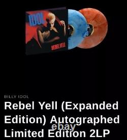 BILLY IDOL Rebel Yell Expanded Autographed Limited Edition 2LP IN HAND