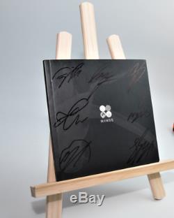 BTS Wings Autographed Signature Signed Album CD Limited Edition KPOP