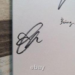 BTS being autographed interview photobook limited edition rare