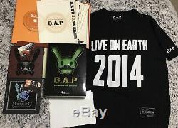 B. A. P Kpop Album Lot Signed with Matoki lightstick Albums Poster Concert Shirt