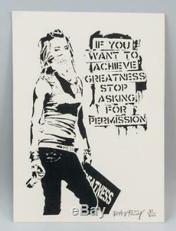 Banksy Limited Edition Rebel Girl Silkscreen Lithograph, Art Fair London