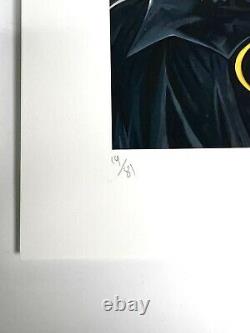 Batman RICH PELLEGRINO x Gallery 1988 Print Michael Keaton Limited Edition 19/81