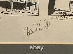Batman The Animated Series WB Store Lithograph Joker Mark Hamill Autograph RARE