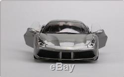 Bburago 118 Ferrari 488 GTB Signature Diecast Model Racing Car NEW IN BOX Grey