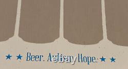 Beer, Autism, Hope Limited Edition Poster Lance Rice Signed S/N Brewery Tour
