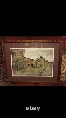 Bernard Gantner Limited Edition Lithograph Late French Painter Signed, Numbered