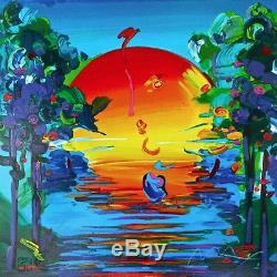 Better World (Retro Suite I) Limited Edition Silkscreen Peter Max -SIGNED withCOA