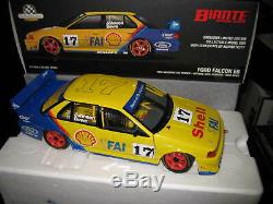 Biante 1/18 Ford Falcon Eb #17 Djr Johnson Bowe 1994 Sandown Winner Coa Signed