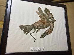 Bird In Flight Limited Edition Artist Proof Lithograph Signed/Framed