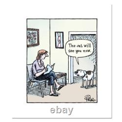 Bizarro, Cat Waiting Room Numbered Limited Edition Hand Signed by Creator Dan