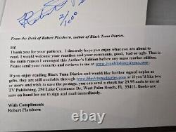 Black Tuna Diaries Robert Platshorn Author's Limited Edition SIGNED (#2/1000)