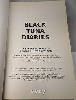Black Tuna Diaries Robert Platshorn Author's Limited Edition SIGNED (#2/1000)