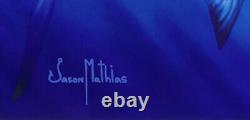 Blue Freedom, limited edition giclee on canvas by Jason Mathias, 36X72 signed