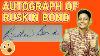 Book Autographed By Ruskin Bond Unboxing Limited Edition Ruskin Bond Book Avid Reader