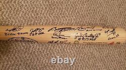 Boston Red Sox 2018 WS Autographed Bat 15 Signatures Limited Edition of 1 of 18