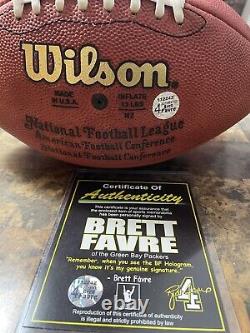 Brett Favre autograph football limited edition 12 out of 44 with COA