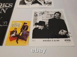 Brooks & Dunn Limited Edition Tour Book + Autographed Photo Collectors Lot Rare