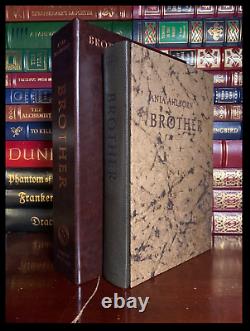 Brother SIGNED by ANIA AHLBORN New Suntup Press Lettered Leather Hardback 1/26