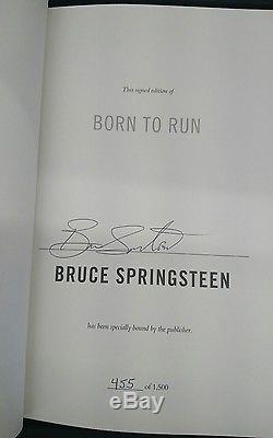 Bruce Springsteen Born To Run Signed Deluxe Limited Edition Book CD Numbered LP