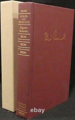 Brzezinski, Zbigniew. Power and Principal. Signed, Limited Edition