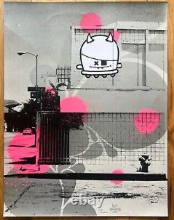 Buff Monster Street Art Melty Misfits Print Hollywood L/E Signed 2007 RARE
