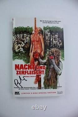 CANNIBAL HOLOCAUST Limited Edition Hardbox PAL DVD Germany SIGNED Autograph