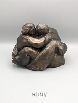 CARL SHULTZ Sculpture'Couple Embraced' SIGNED 1973 Limited Edition 92/250