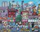 CHARLES FAZZINO-NY Pop Artist-Hand Signed Lim. Ed 3D Color Serigraph-Uptown NYC