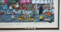 CHARLES FAZZINO-NY Pop Artist-Hand Signed Lim. Ed 3D Color Serigraph-Uptown NYC