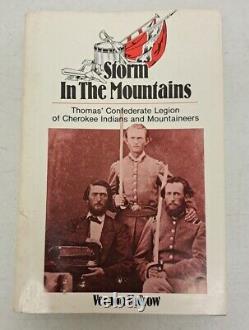 CHEROKEE Storm In The Mountains SIGNED Vernon H Crow NATIVE AMERICANS INDIAN 676