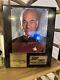 Captain Jean-Luc Picard Plaque Autographed Limited Edition Star Trek