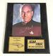 Captain Picard Signed Autographed Limited Edition Plaque Star Trek TNG 2170/2500