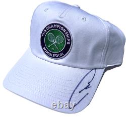 Carlos Alcaraz Signed Wimbledon Tennis Hat Cap Limited Edition Sold Out Jsa