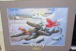 Carol Decker Winter Glory Hand Signed Limited Edition Color Lithograph