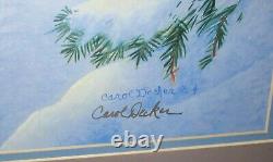 Carol Decker Winter Glory Hand Signed Limited Edition Color Lithograph