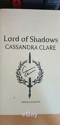 Cassandra Clare Dark Artifices SIGNED Waterstones Runes Editions Lady Midnight