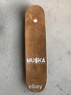 Chad Muska Limited Edition Orange Silhouette Signed skateboard deck