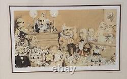 Charles Bragg Limited Edition Lithograph Sanity Hearing Signed Numbered Framed